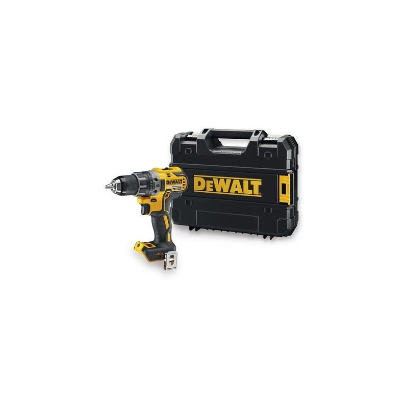 Įrankis - DeWALT DCD791NT-XJ 18V smūginis gręžtuvas 70 N m juodas, pilkas, geltonas