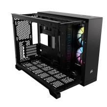 Computer case - Corsair 2500X RGB Micro Tower ATX, tempered glass, USB ports, black