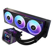 Aušinimo sistema - ASRock Phantom Gaming 360 LCD Cooling (Asrock, 360mm, 3x120mm ventiliatoriai, 90.78 CFM)