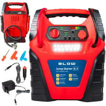 Pradžios įrenginys - BLOW Jump Starter Compressor 5in1 12Ah 400A Juodas