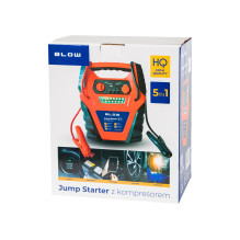 Pradžios įrenginys - BLOW Jump Starter Compressor 5in1 12Ah 400A Juodas