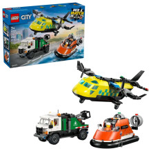 Statybų rinkinys - LEGO CITY 60505 Lėktuvas, Paslaugų sunkvežimis, Oro laivas 990 vnt.