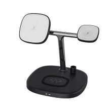 Įkrovimo stotis - Choetech 15W 4 in 1 Wireless Charger T583 F (iPhone, Apple Watch, AirPods, Stylus Pen)