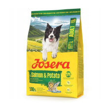 Dog food - JOSERA Adult salmon and potatoes 3kg, gluten-free, 22% protein