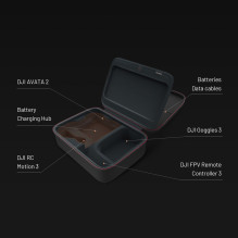 Case - PGYTECH DJI Avata 2 Carrying Case (shockproof, waterproof, removable compartments)
