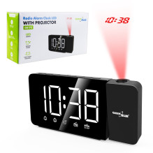 Digital - Alarm Clock - GreenBlue GB172 FM Radio, Projector, 12 / 24 Hour Display