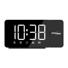 Digital - Alarm Clock - GreenBlue GB172 FM Radio, Projector, 12 / 24 Hour Display