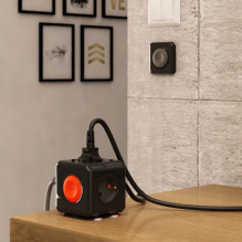 Galia - Allocacoc PowerCube Extended Remote Set 4 Outlets 1.5m White