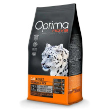 Food products - Optimanova Cat Salmon Rice 2kg, 31.5% protein, 16.5% fat