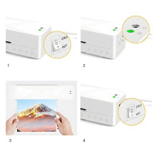 Laminator - Savio LR-01 / W Cold / Warm A4 320 mm / min 5 mm White