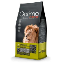 Maisto produktai - Optimanova Cat Hairball Chicken &amp; Rice 2kg