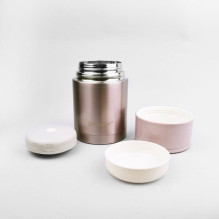 Food container - Maestro MR-1636-80 800ml Stainless steel non-conductive thermos pink