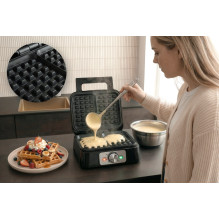 Gofruotojo pyrago aparatas - PROMIS Waffle Maker 1200W Non-Stick Cool Touch Handles Black Gofruotojo pyrago aparatas - PROMIS Waffle Maker 1200W Non-Stick Cool Touch Handles Black