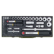 Tool set - PROXXON socket set 56 pcs. with wrench and extension bar