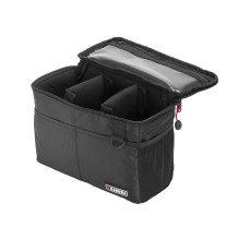 Camera - Caruba Insert Toploader L, waterproof, removable compartments, black