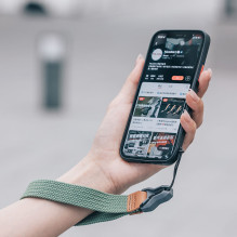 Kameros dirželis - Falcam Maglink Quick Magnetic Buckle Wrist Strap 50kg Žalias