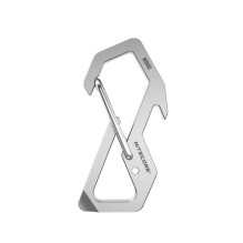 Tool - Nitecore NSH10 Titanium Carabiner with Bottle Opener and Screwdriver