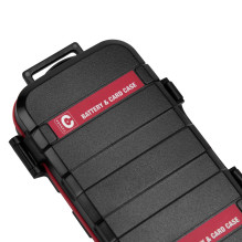 Case - Caruba Battery Case Large (holds 2 batteries, 14 memory cards, waterproof)