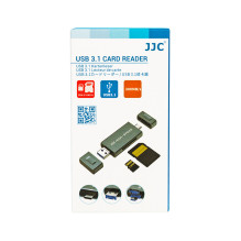 Memory Card Reader - JJC CR UTC4AC Dual Slot USB 3.1 312MB/s Gray