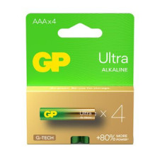 GP LR03 AAA Ultra (G-TECH) baterijos 4 vnt. GP LR03 AAA Ultra (G-TECH) baterijos 4 vnt.
