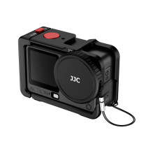 Objektyvo dangtelis - JJC LC DOA6A objektyvo dangtelis DJI Osmo Action 6, aliuminis, juodas