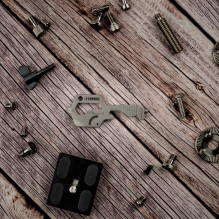 Įrankis - Caruba Multitool Key Screwdriver, Allen Spanner, Ruler, Bottle Opener