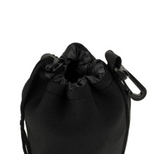 Bag - Caruba Neoprene Lenspouch S Neoprene, Drawstring Closure, Black