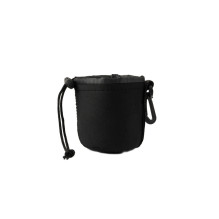Krepšys - Caruba Neopreen Lenspouch S Neoprene, Drawstring Closure, Black