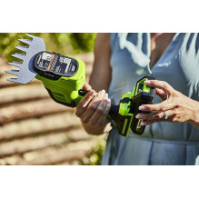Įrankis - Greenworks G24SHTK2 24V 2Ah žoliapjovė ir gyvatvorės kirpimo mašinėlė