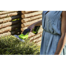 Tool - Greenworks G24SHTK2 24V 2Ah Lawn Mower and Hedge Trimmer