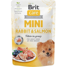 Dog Food - BRIT Care Mini Rabbit Salmon Wet Dog Food 85 g