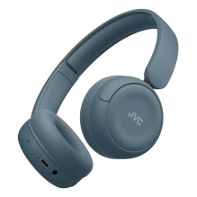 Headphones - JVC HA-S59W Bluetooth headphones, 50h battery, wired/wireless, blue