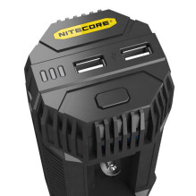 Car charger - Nitecore V2 Pro Dual Battery USB Charger for Mobile Devices