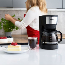 Coffee machine - MPM MKW-12 1.25L 600W Adjustable Black