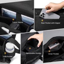 Kameros krepšys - Ulanzi BC08 vieno peties krepšys, keli skyriai, reguliuojama juosta