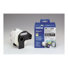 Printer - Label Brother DK-11209 Self-Adhesive Shipping Labels White