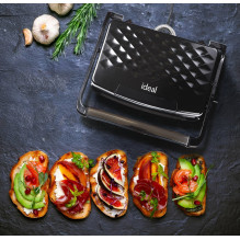 Namų ir virtuvės prietaisas - IDEAL Electric Contact Grill 2000W Adjustable Thermostat Black