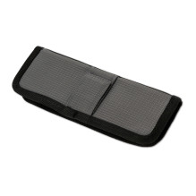 Camera Accessory - Caruba Battery Holder Pro Neoprene Case for 4 DSLR Batteries Gray