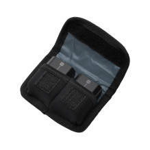 Accessory - Caruba Battery Holder 2 Pcs. Velcro Closure Black