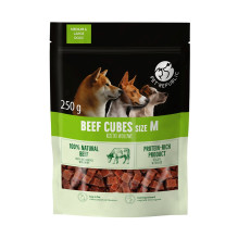 Dog Treats - PETREPUBLIC Beef Cubes M 250g