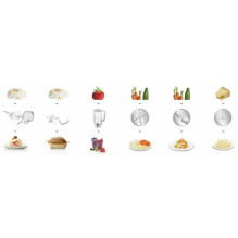 Food Processor - BOSCH MUM58720 1000W 3.9L Stainless Steel Grey, Red