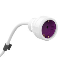 Energijos Tęstinumo Laidas - Allocacoc PowerExtension 3m Cable with Switch, Child Lock