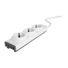 Galia - Allocacoc PowerStrip Modular 3 Sockets, USB, Switch White
