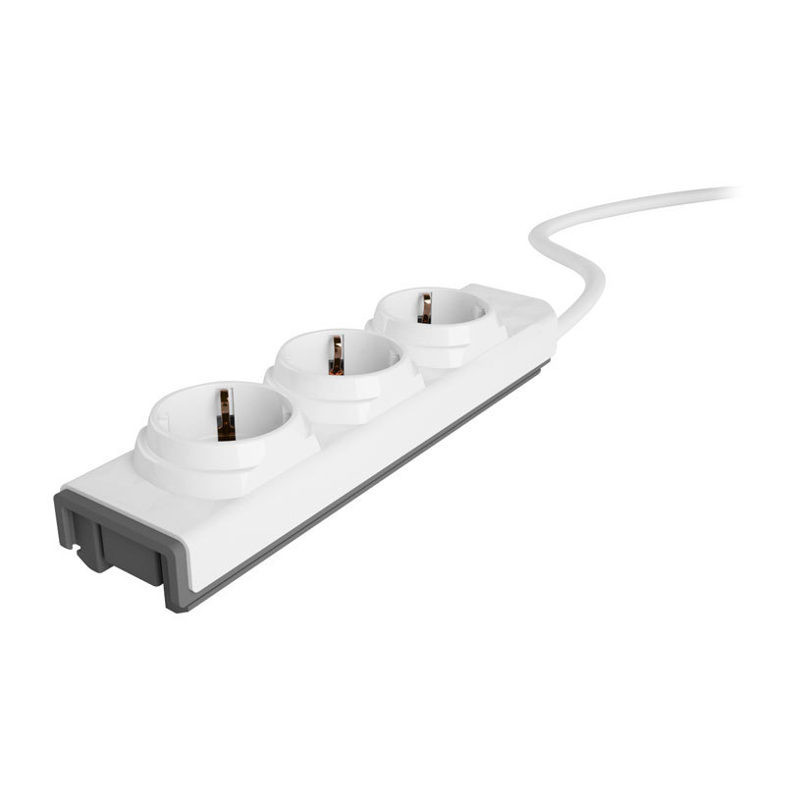 Galia - Allocacoc PowerStrip Modular 3 Sockets, USB, Switch White