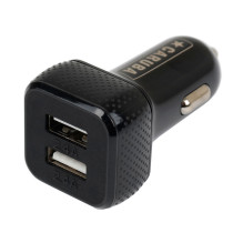 Automobilinis įkroviklis - Caruba Duo USB 4.8A 2-Port 12-18V Black