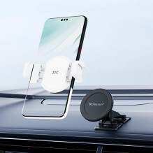 Priedas - JJC MS SPC1 Magnetinis telefono laikiklis su dviem šaltomis batų jungtimis baltas
