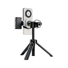 Accessory - JJC MS SPC1 Magnetic Phone Holder with Two Cold Shoe Mounts White