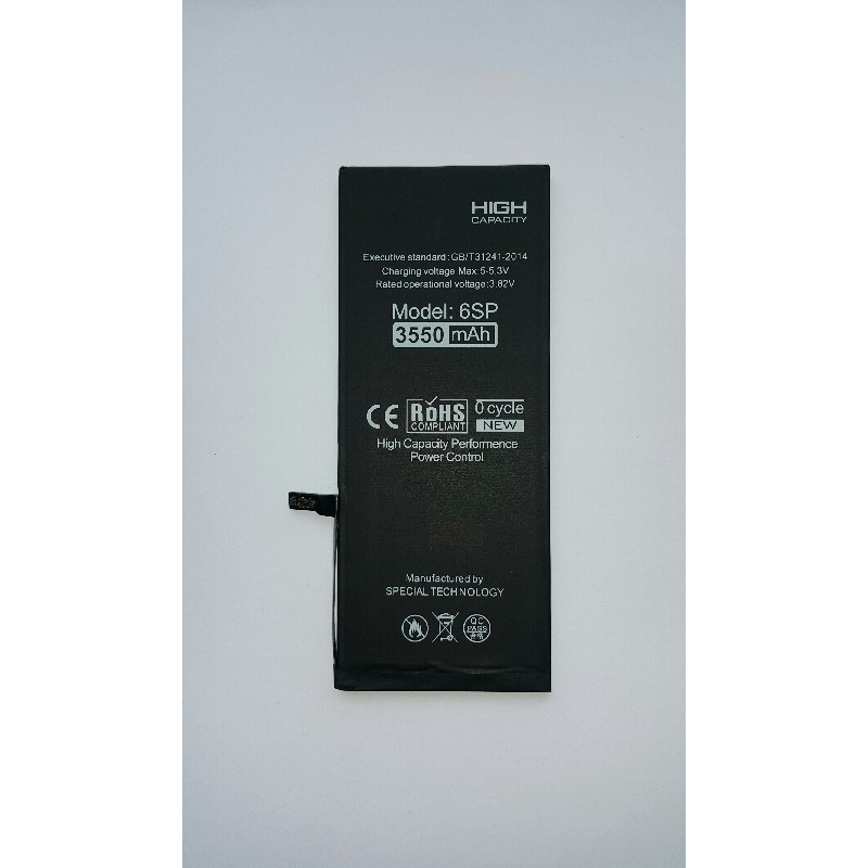 Battery "Di-Power" (higher capacity) for iPhone 6S Plus 3550mAh