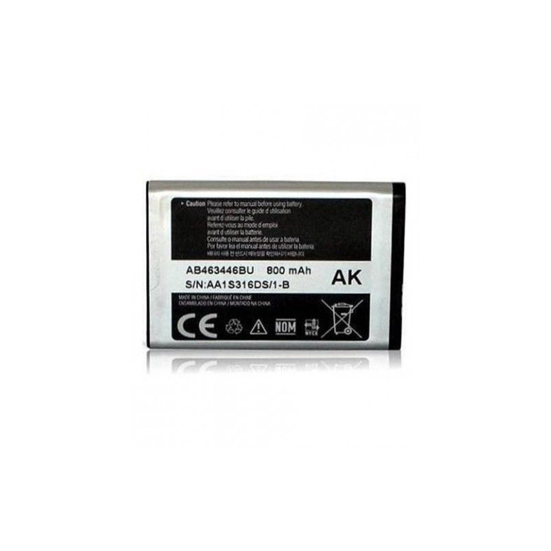 Akumuliatorius ORG Samsung X200 800mAh AB463446BU / X630 / C300 / C3300K / C3520 / B300 / C5212 / E1170 / D520 / B130 / 