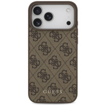 Guess Guess 4G Classic Case for iPhone 17 Pro Max - Brown